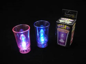 Light up shot glass